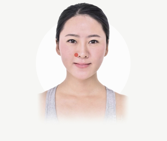 缓解鼻塞、打喷嚏——迎香