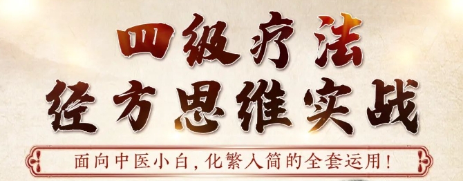 认识四级疗法经方思维实战