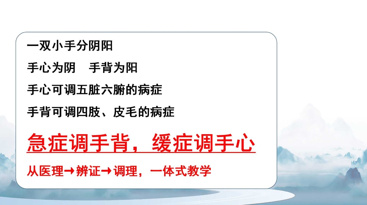 杨磊老师杨氏五行全息针课程讲义！