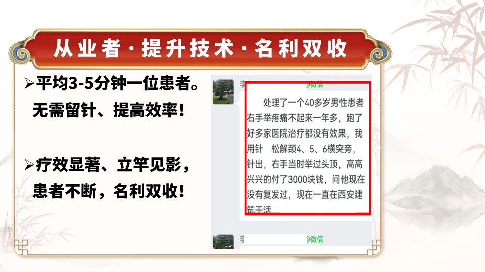 王氏实战双针多场景破痛局，一学就会超实用！